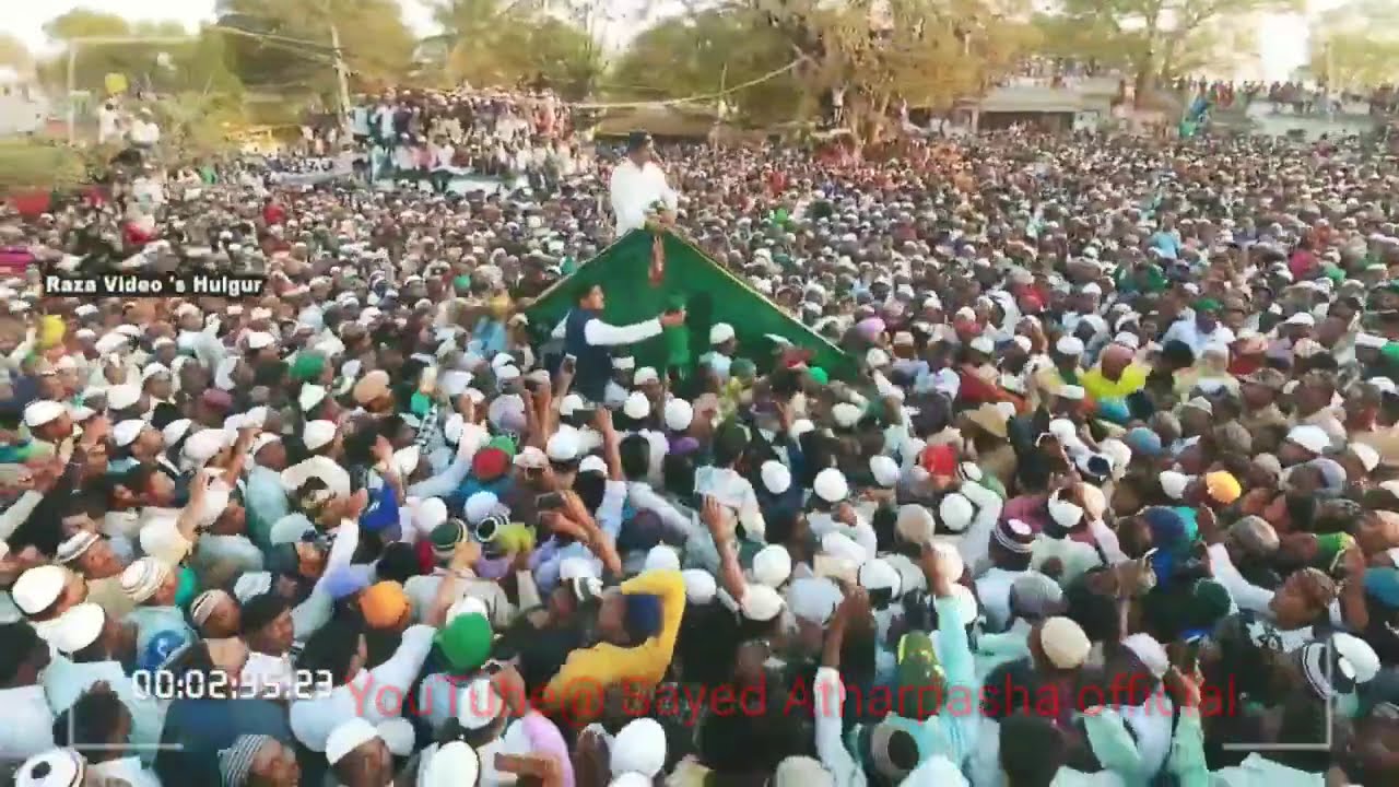 #Hulgur Darga Sharif 😍 Peer o murshid Sayed Hazart shah quadri (RA) 😍Jhanda Mubarak drone  video #