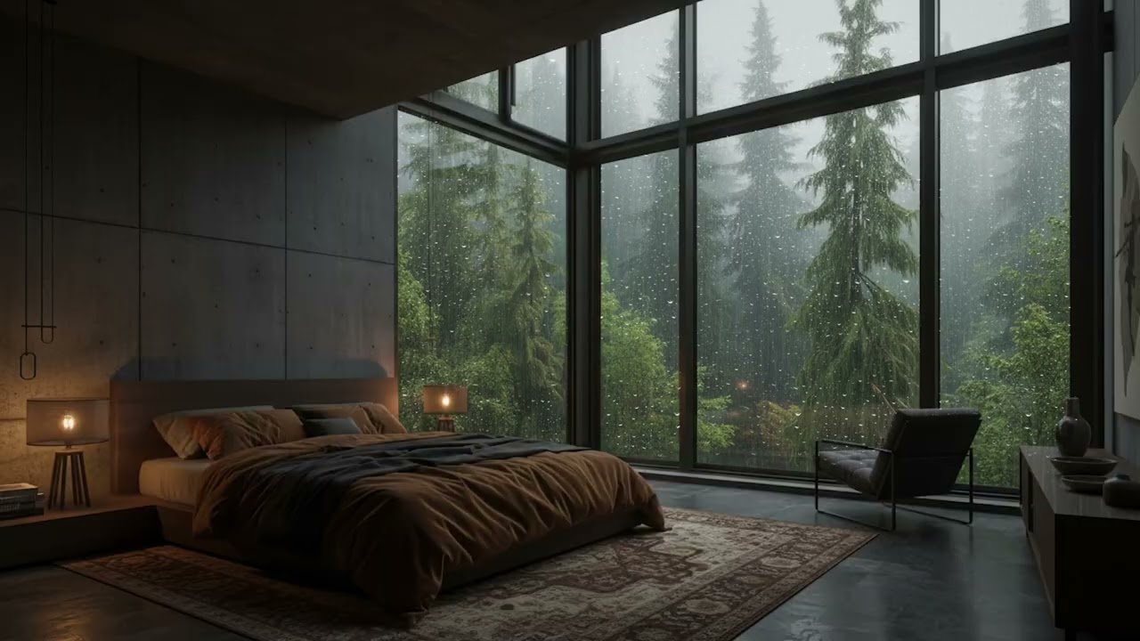 3 Hours Soft Rain & Peaceful Melodies 🌧️ Calm Your Mind