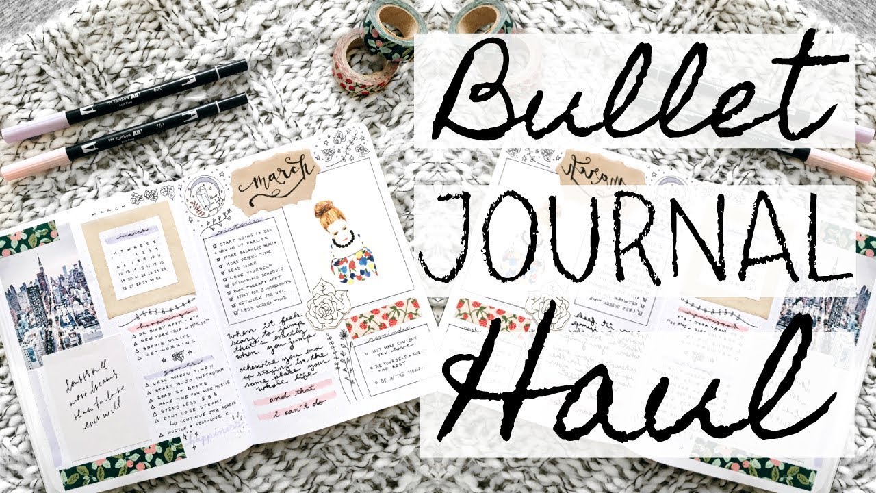 BULLET JOURNAL + STATIONERY HAUL!