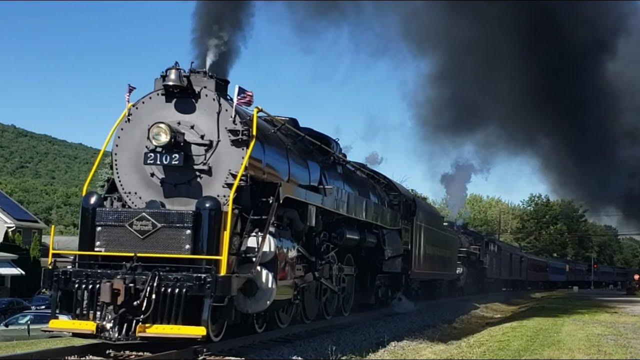 Reading & Northern 2102 and 425 doubleheader Rambles