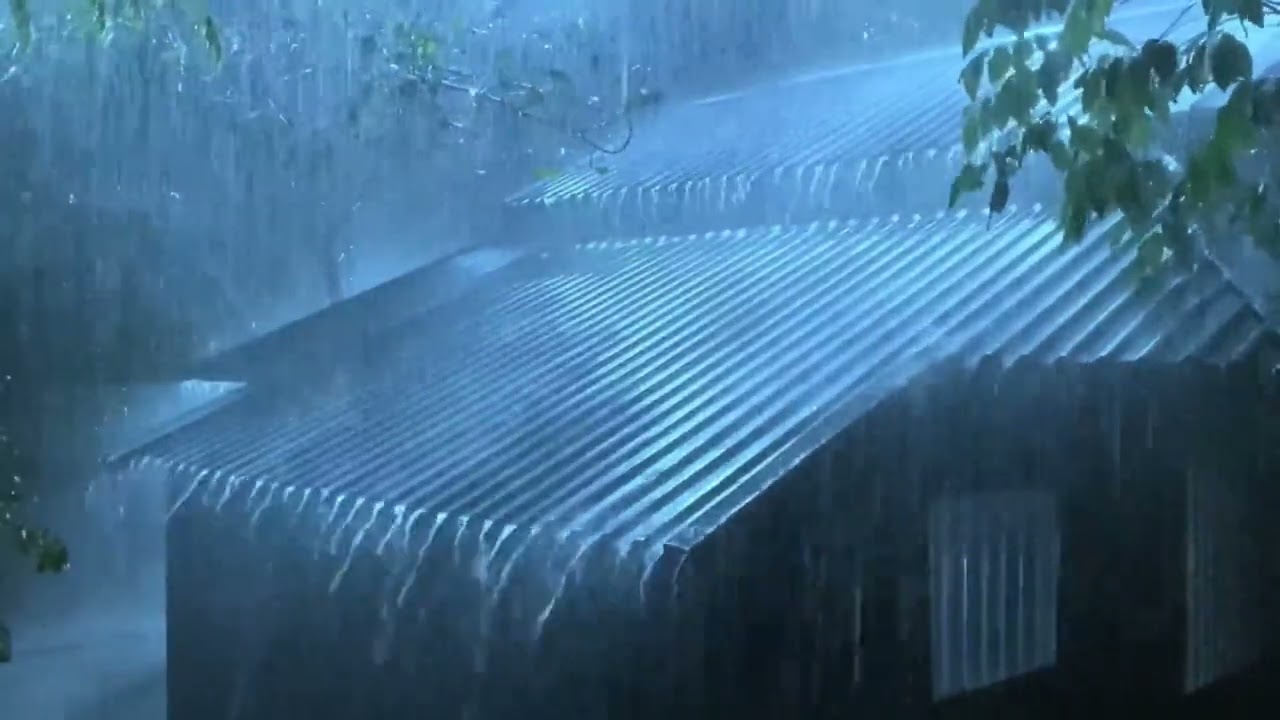 Powerful Rainstorm | Thunder Sounds for Better Sleep, Insomnia relief