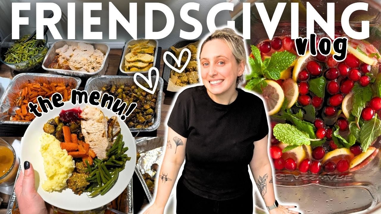 Пир в честь Дня рождения друзей! 🦃 Что я приготовила + Утро после перезагрузки