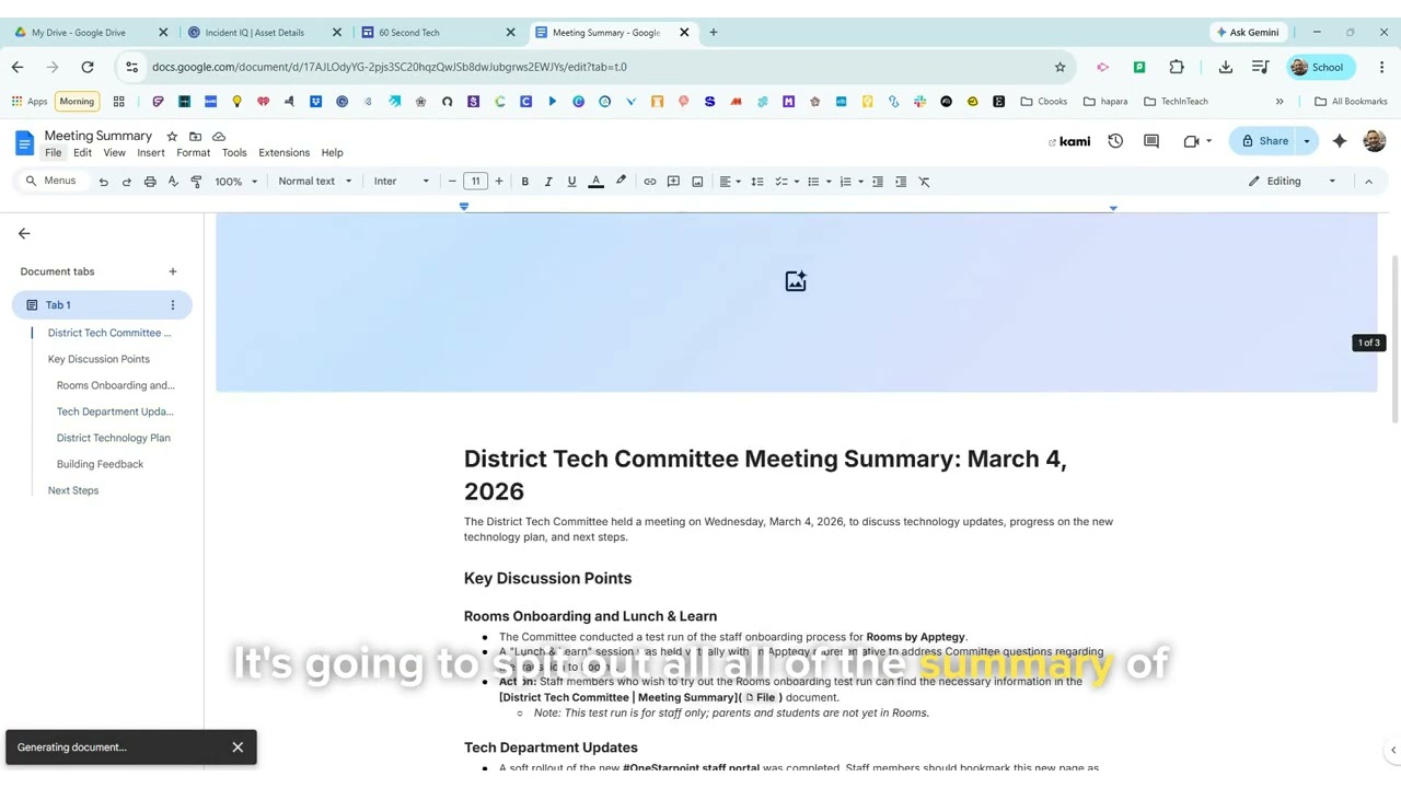 Help Me Create in Docs
