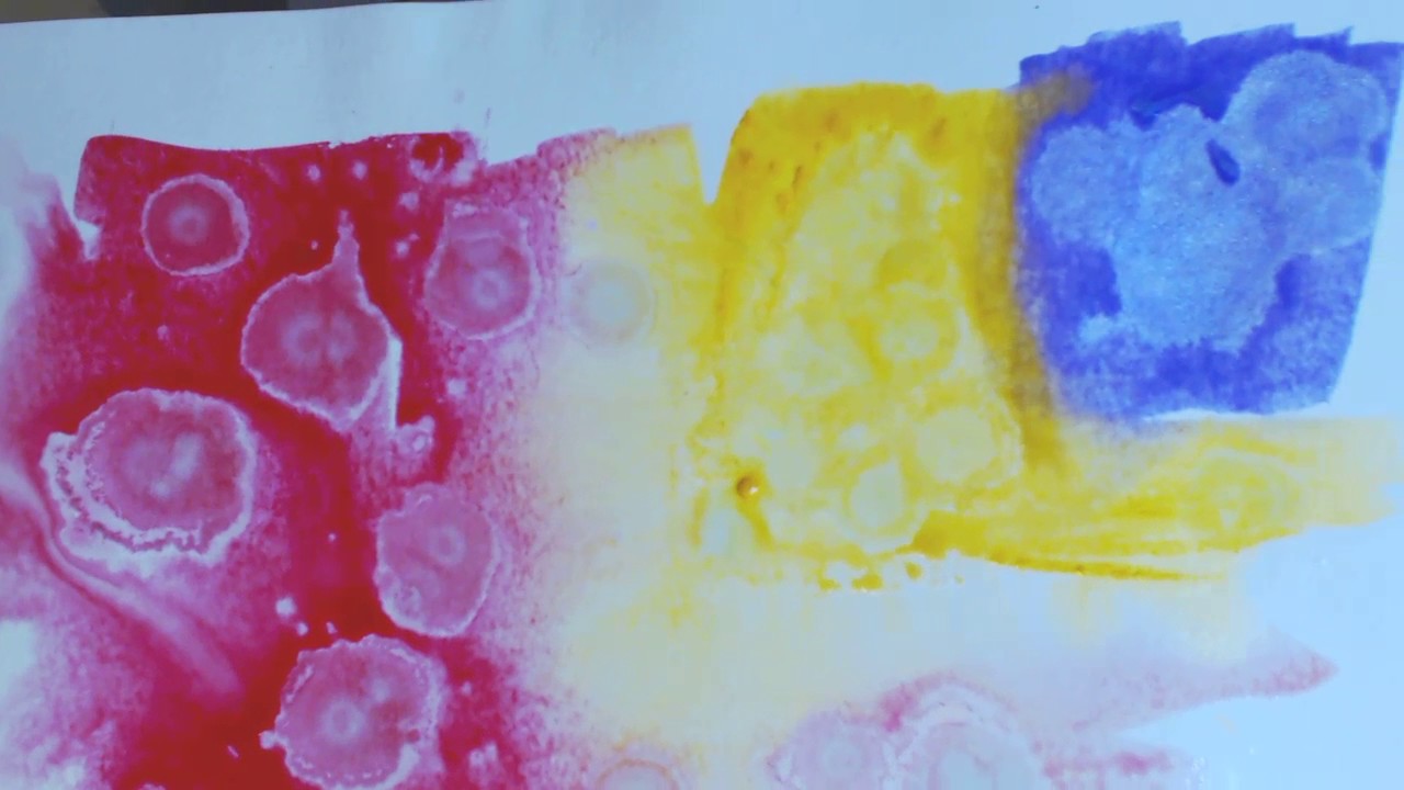 How to Make Faux Alcohol Ink Looks with Acrylic and Watercolor Paint