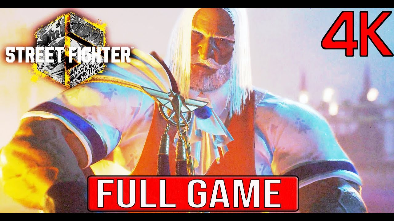 STREET FIGHTER 6 Full Gameplay Walkthrough - No Commentary 4K (#SF6 World Tour Full Game)