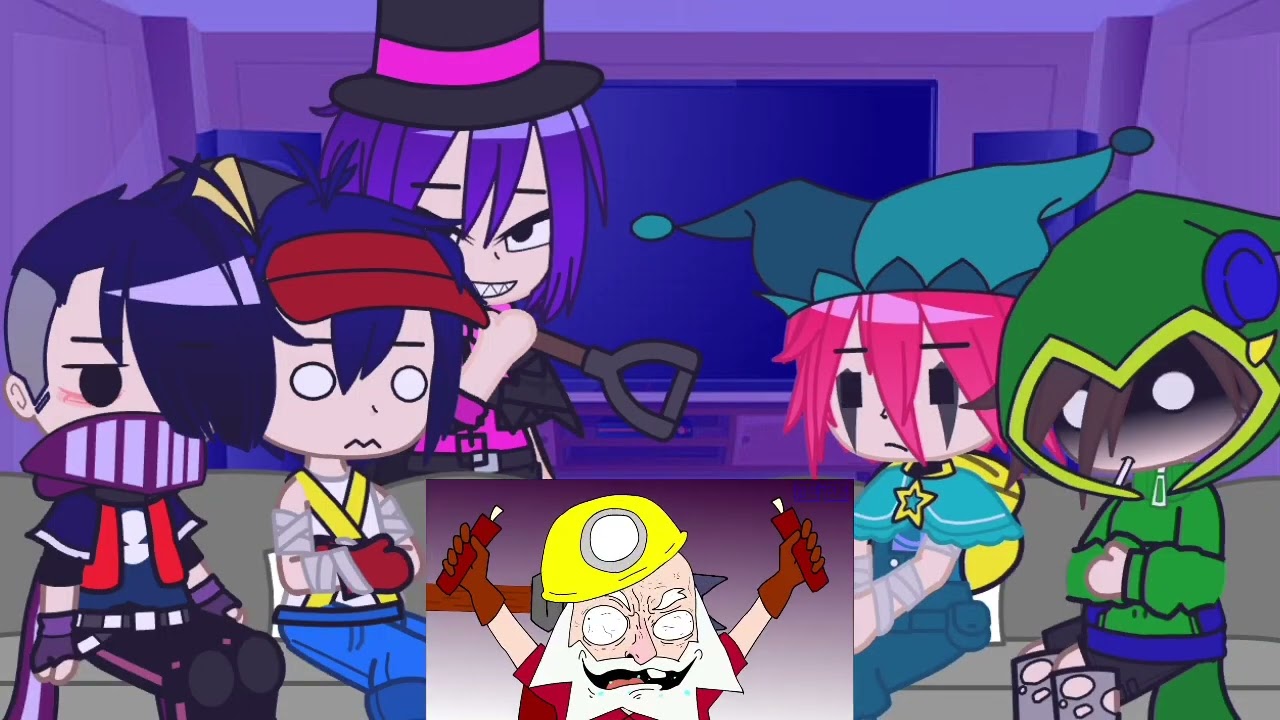 Brawl Stars React To BRAWLSTARS ANIMATION SHOWDOWN OF CHAOS #1