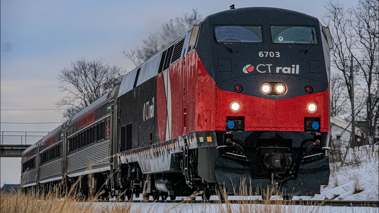 Hartford Line Railfanning | Two Cold & Snow Covered Days (2/13 - 2/14/2026)