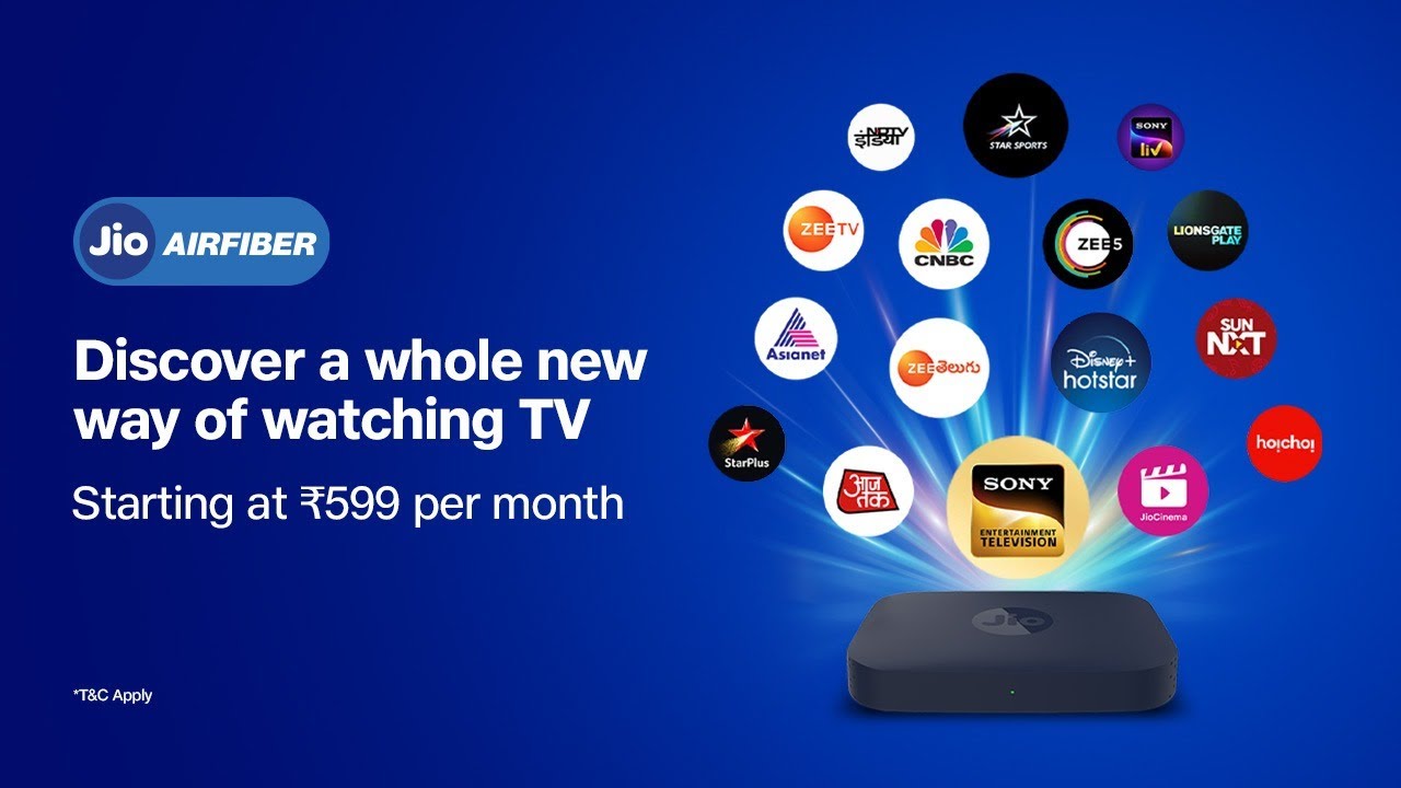 JioAirFiber - India's latest home entertainment and Wi-Fi service (Hindi)