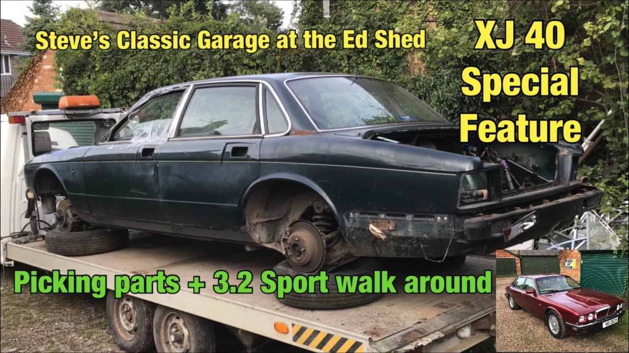 Jaguar XJ40 Fest Steves’s Classic Garage at the Ed Shed