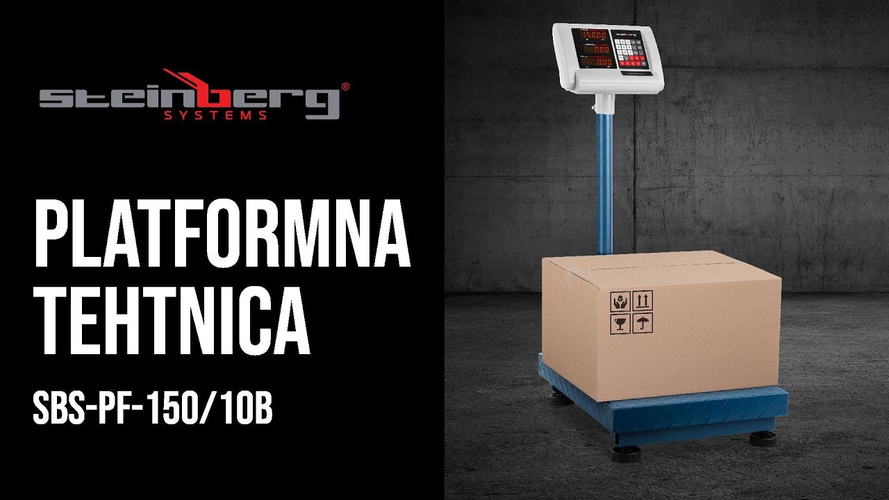 Platformna tehtnica Steinberg Systems SBS-PF-150/10B | Predstavitev izdelka 10030332