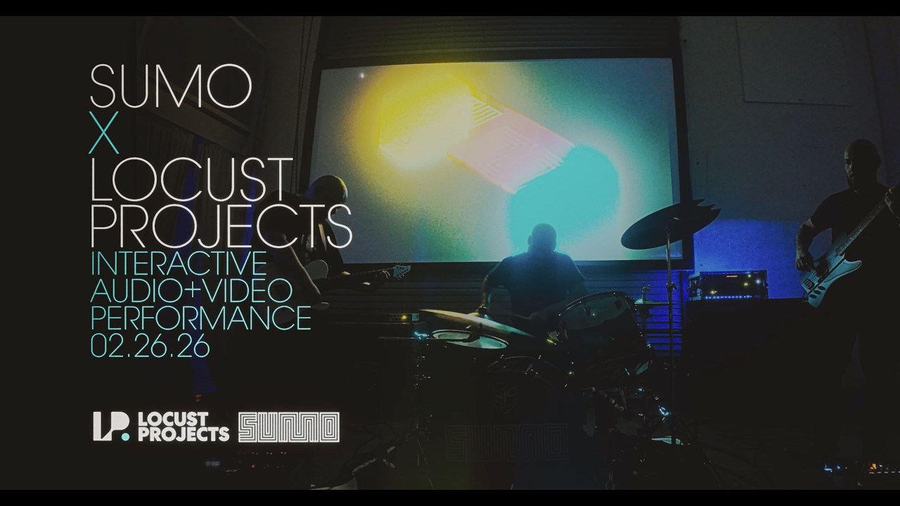SUMO @ LOCUST PROJECTS (Interactive Visuals - TouchDesigner)