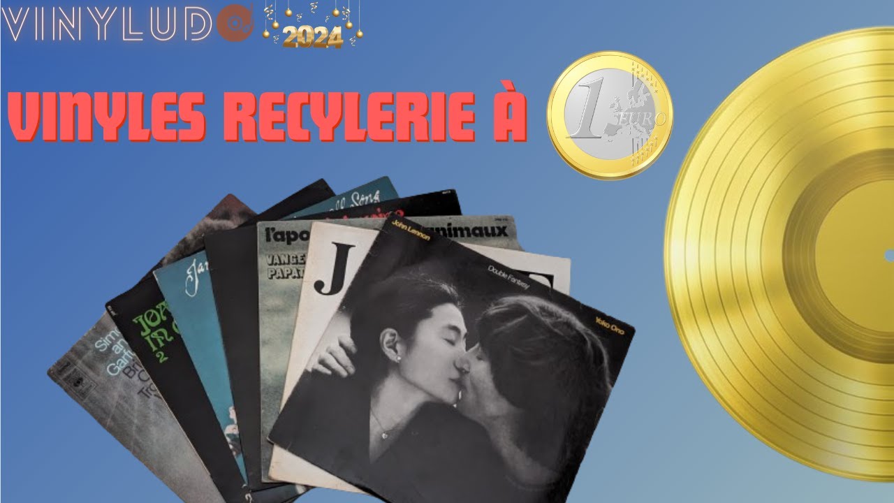 Des vinyles à 1€ de la recyclerie (Bonne Année 2024!!!)