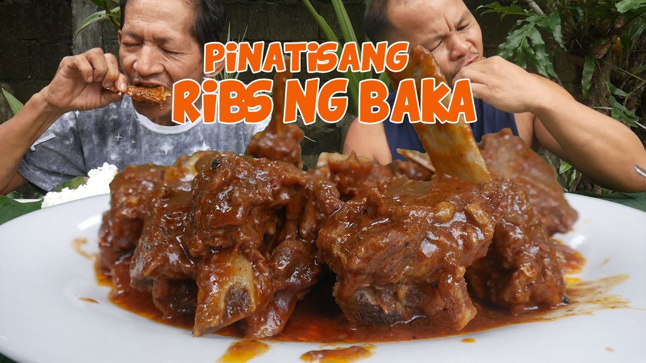 PINATISANG RIBS NG BAKA