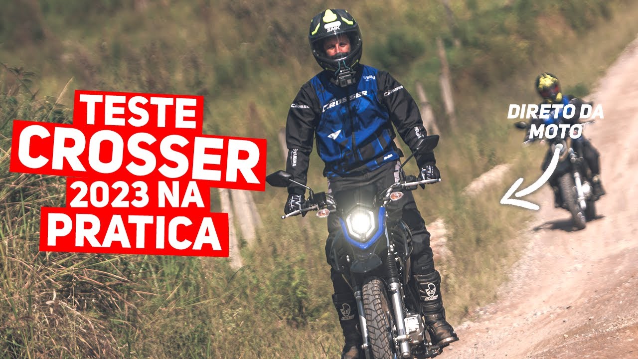 TESTE CROSSER 2023 NA PRÁTICA, DIRETO DA MOTO! CROSSER 150 NO OFF-ROAD E ASFALTO!