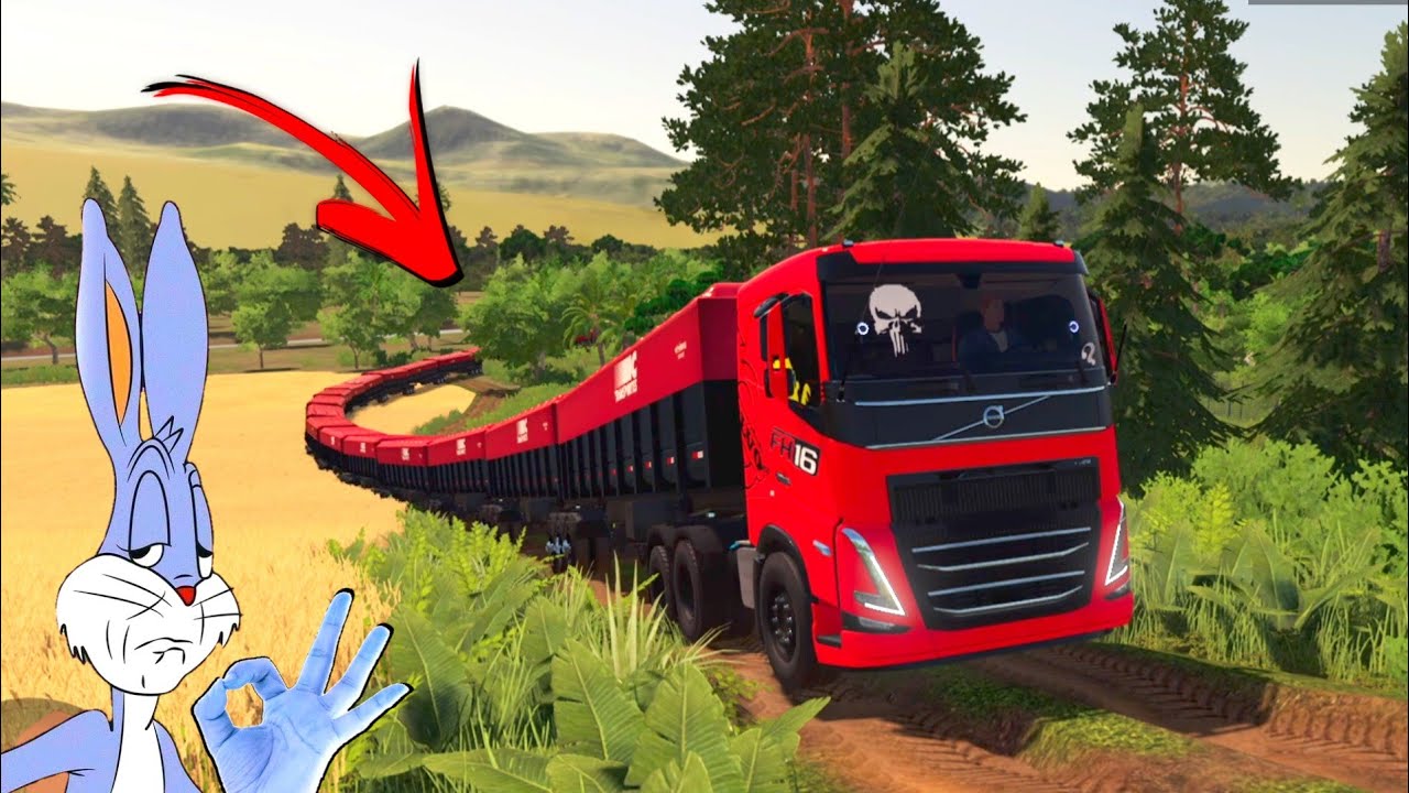 Fiz uma Carreta infinita no Farming Simulator 22 KKKKKKKKK