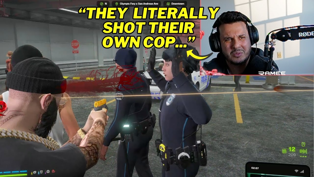 The PD Shoots Ramee While He has 2 Cops Hostage | Prodigy 2.6 | GTA | CG