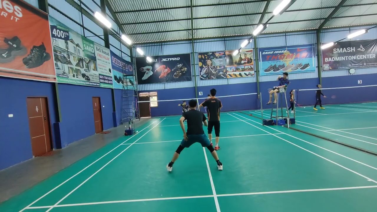 Mabar Badminton [Match] Hadi/Muslim Vs Agus/Syidad