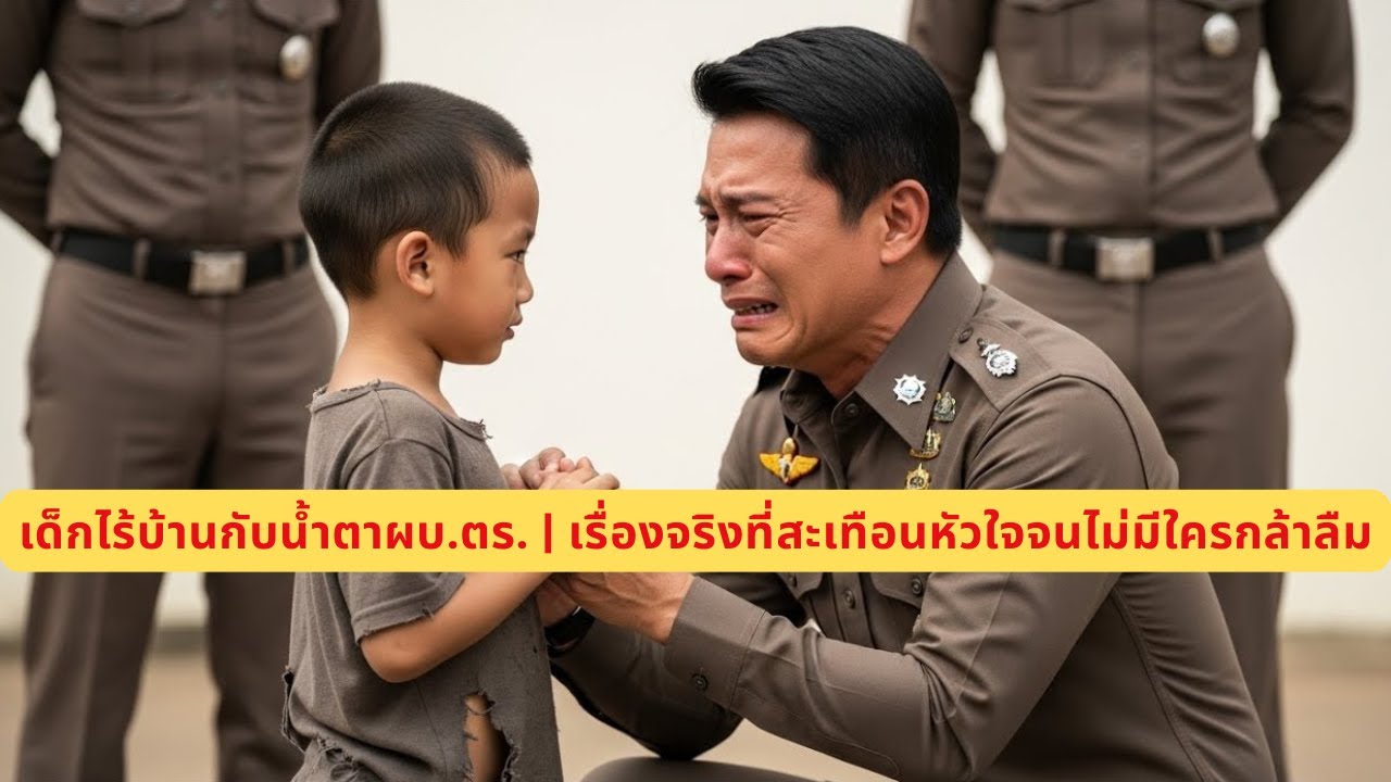 เด็กไร้บ้านกับน้ำตาผบ.ตร. | เรื่องจริงที่สะเทือนหัวใจจนไม่มีใครกล้าลืม