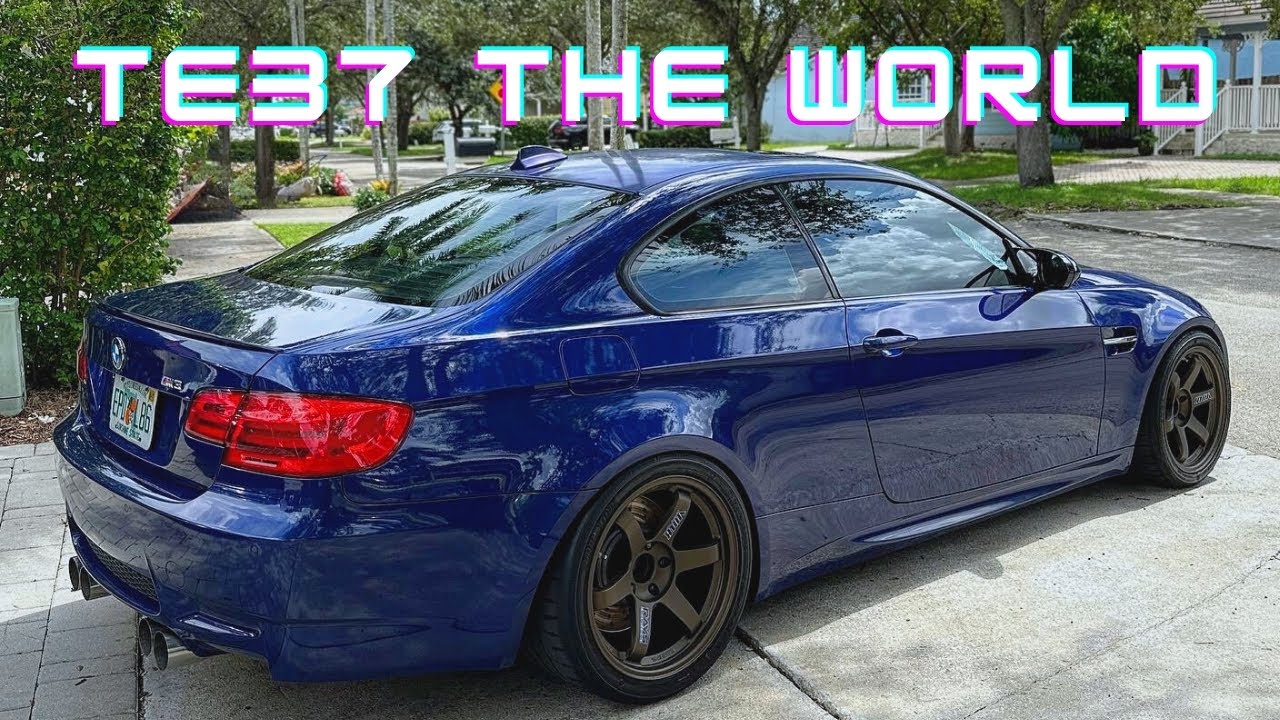 E92 M3 получает койловеры Ohlins Road & Track и TE37SL! ~ Сборка для улицы и трека