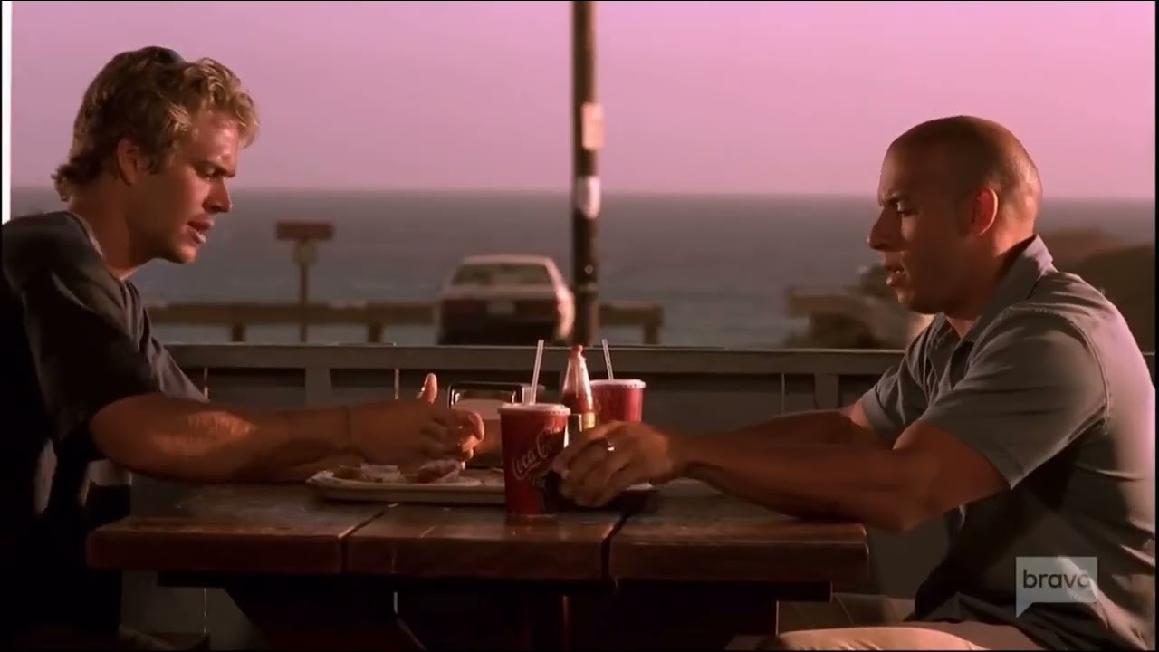 The Fast and the Furious (2001) - Shrimp scene (TV Version)