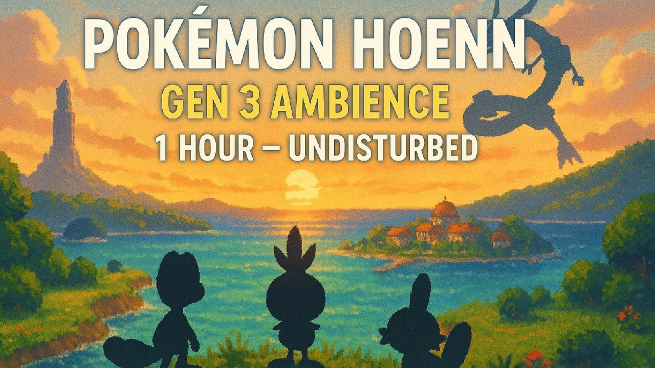 Best Pok&eacute;mon Ruby, Sapphire & Emerald Music &ndash; 1 Hour Nostalgia | Hoenn Region Ambience