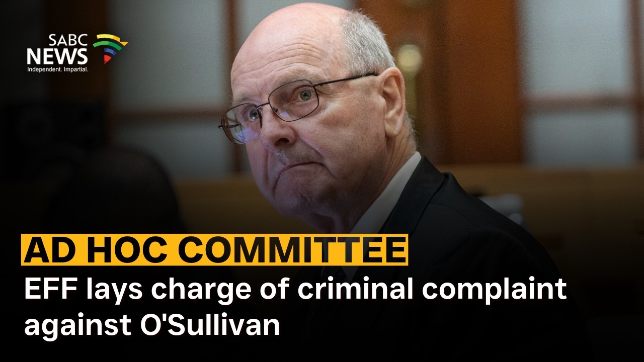 Ad Hoc Committee | Rebone Tau on O'Sullivan's walk out