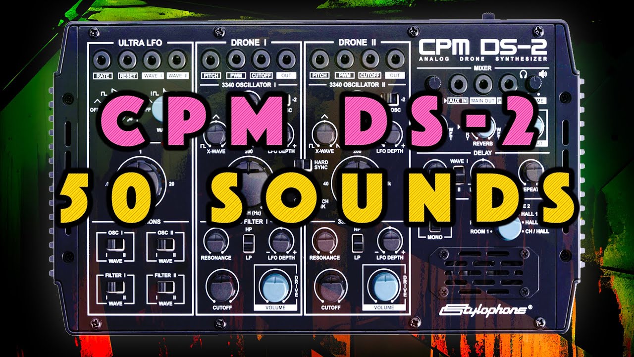 Stylophone CPM DS-2: Dark Atmospheric Sounds. No Talk Demo