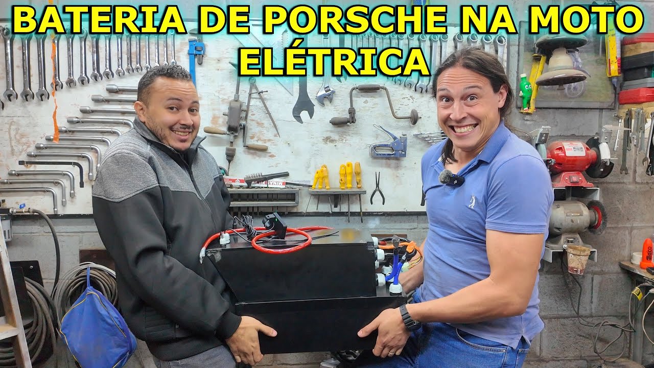 BATERIA DE PORCHE TAYCAN SUPER PODEROSA CASEIRA PARA MOTO EL&Eacute;TRICA