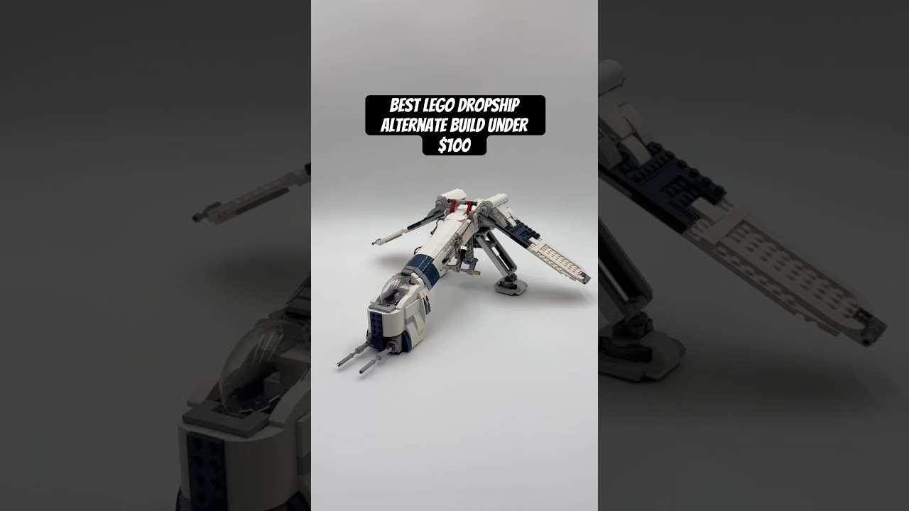 Является ли этот дроппшип Lego лучшей альтернативой для R2D2? #lego #legostarwars #starwars #clon...