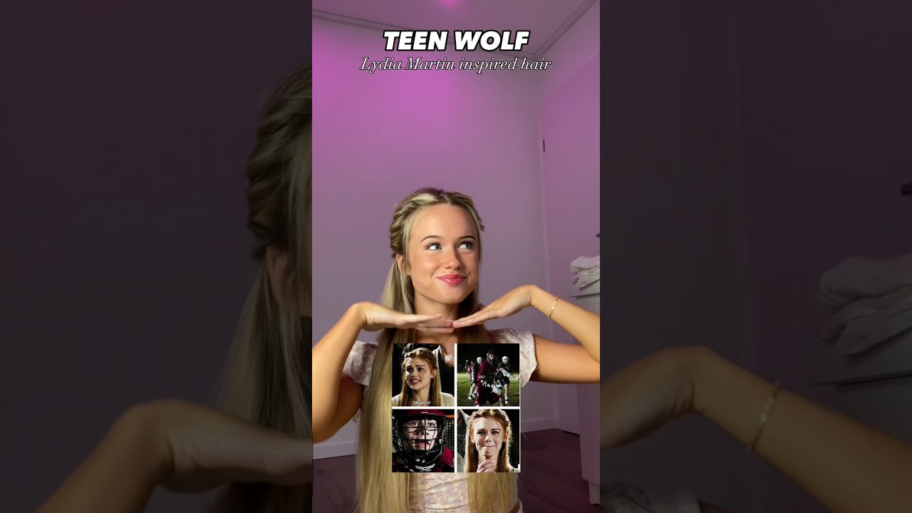 Lydia Martin inspired hair! Have you seen Teen Wolf? #hairstyle #hairdo #hair #teenwolf #lydiamartin