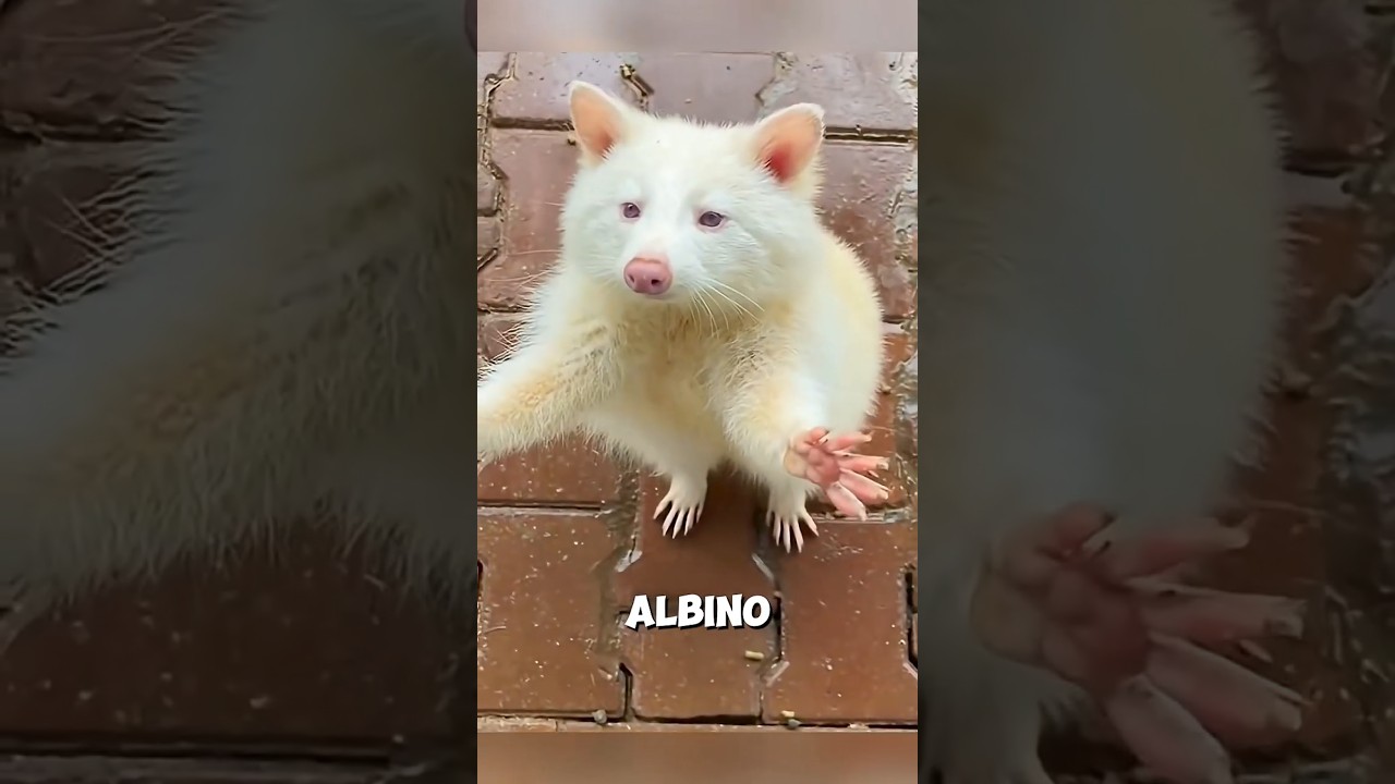 How Caretakers Help This Albino Raccoon