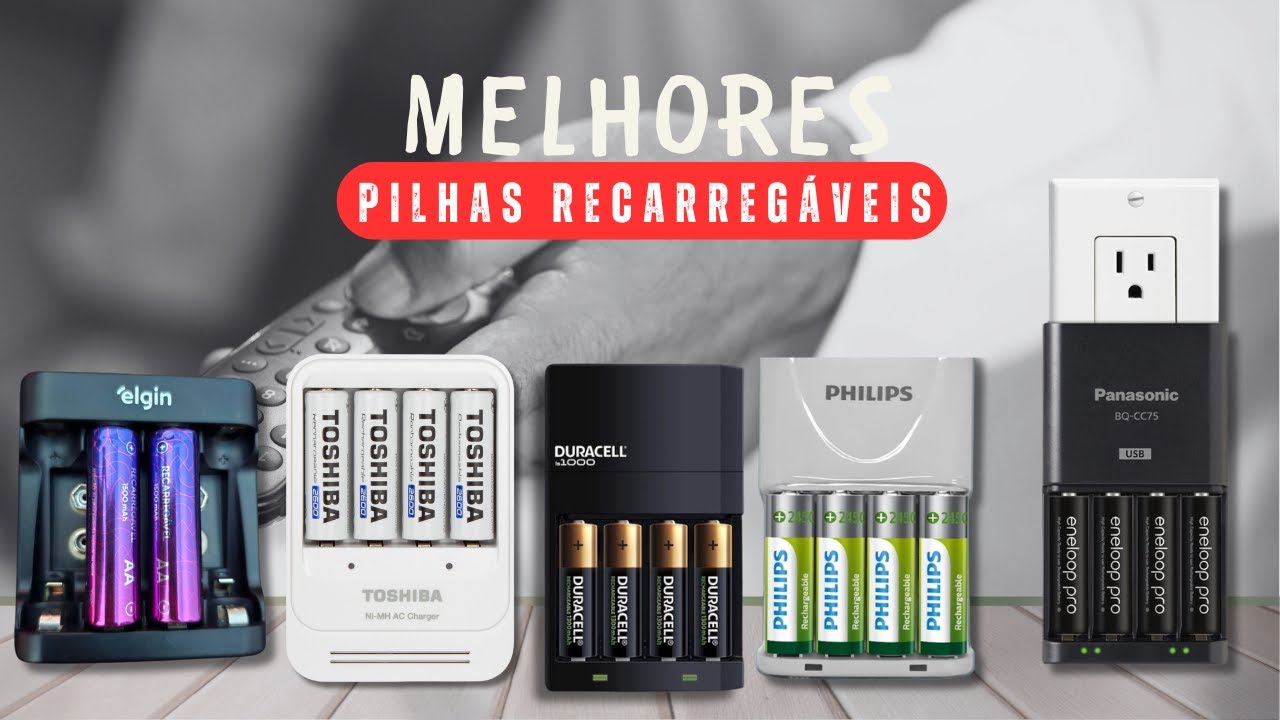 As Melhores Pilhas Recarregáveis AA e AAA (Custo-Benefício)