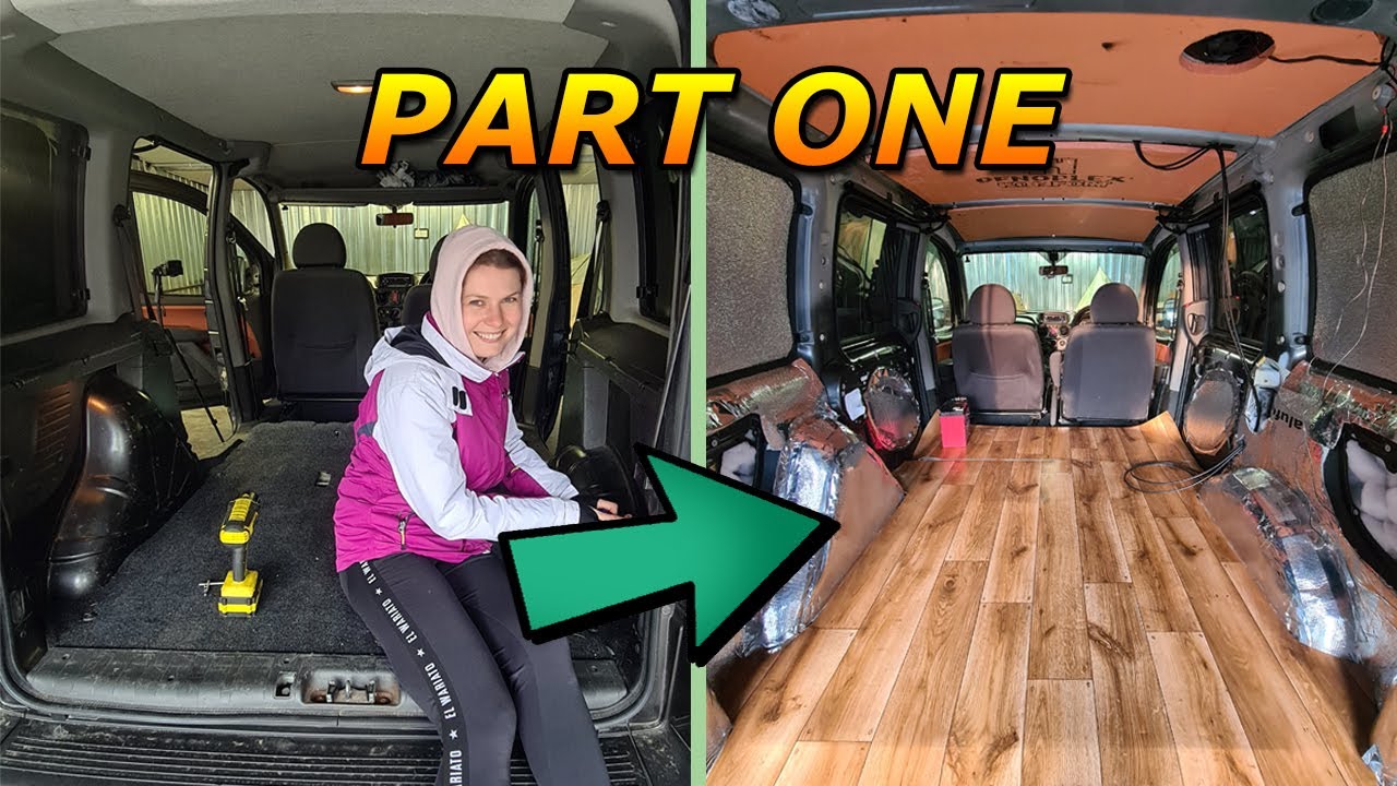 Fiat Doblo Micro-camper Time-lapse DIY Build - Part 1