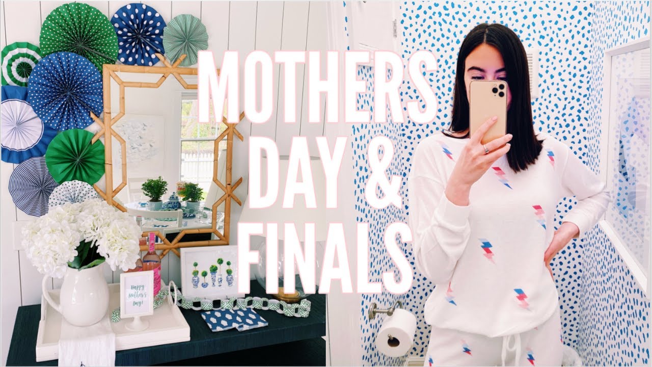 VLOG: mother's day luncheon & my finals week!