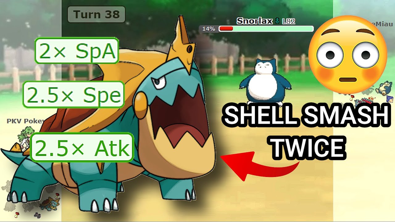 Shell Smashing Twice To Win! (Pokemon Showdown Random Battles) (High Ladder)