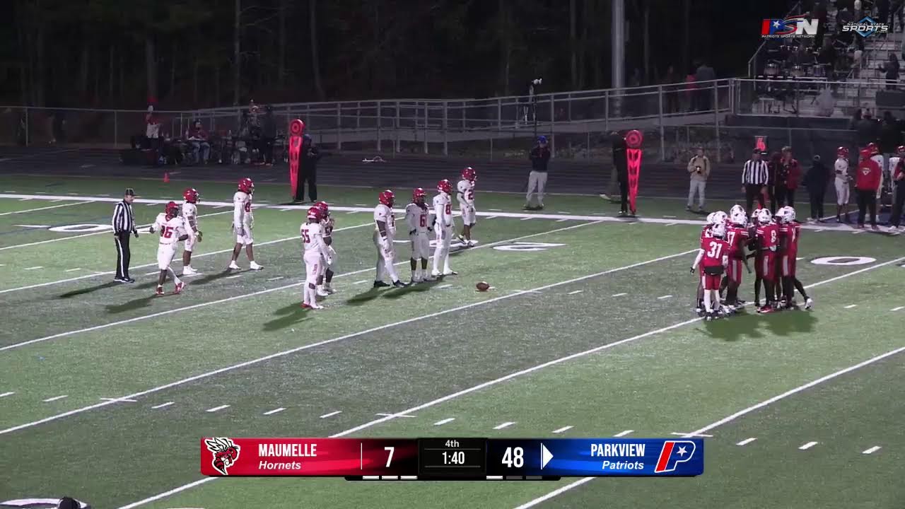 2024 5A Football Playoffs - Maumelle Hornets at Parkview Patriots