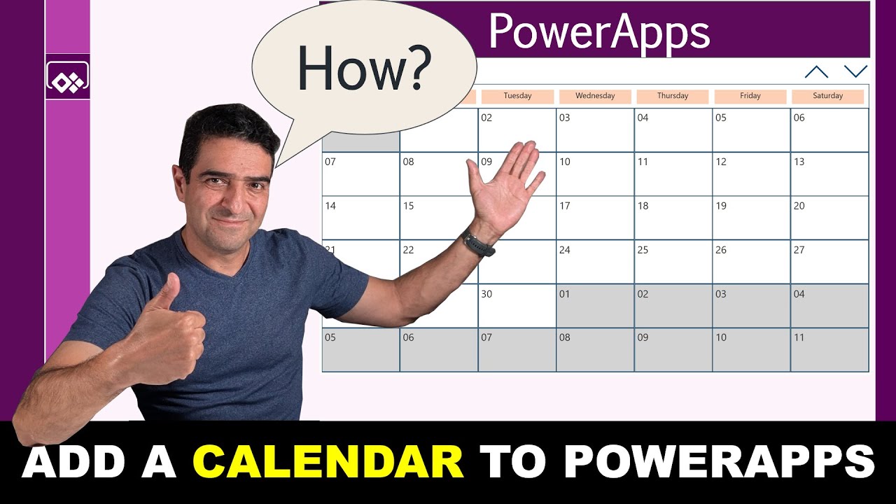Create a Smart Calendar in Power Apps (Part 1/2)