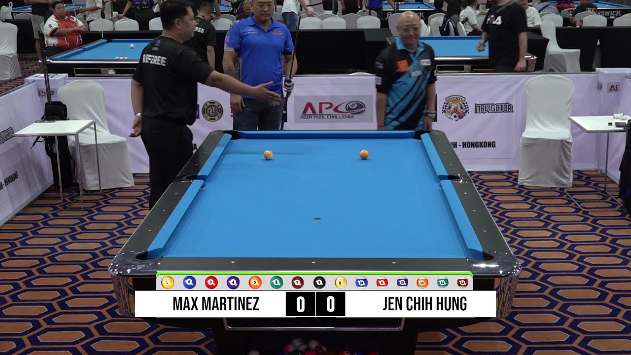 APC (Asia Pool Challenge) 2025 Manila - 2025-08-20 13h00 Singles Max Martinez vs Jen (Howard) Hung