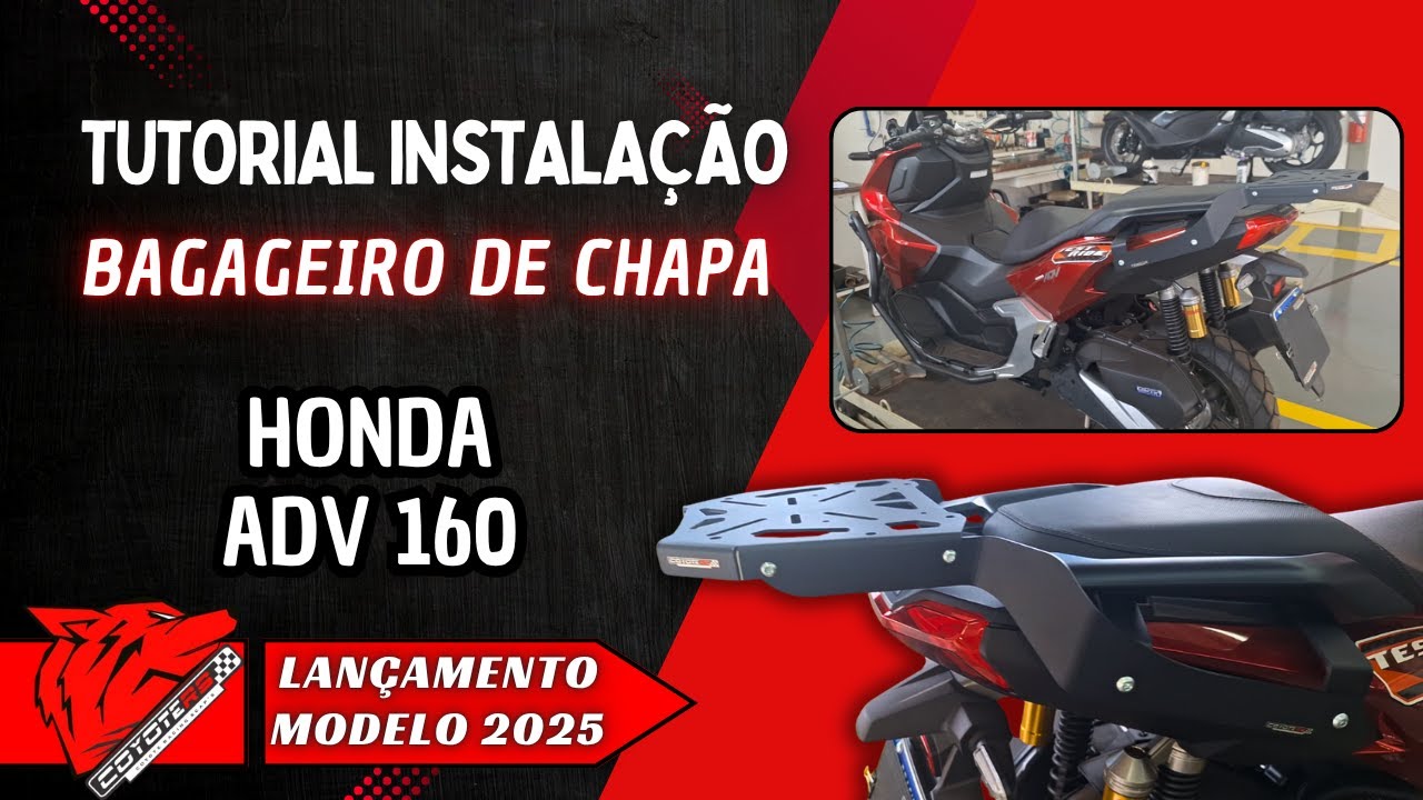 Bagageiro de Chapa - Honda ADV 160 2025 - BG106