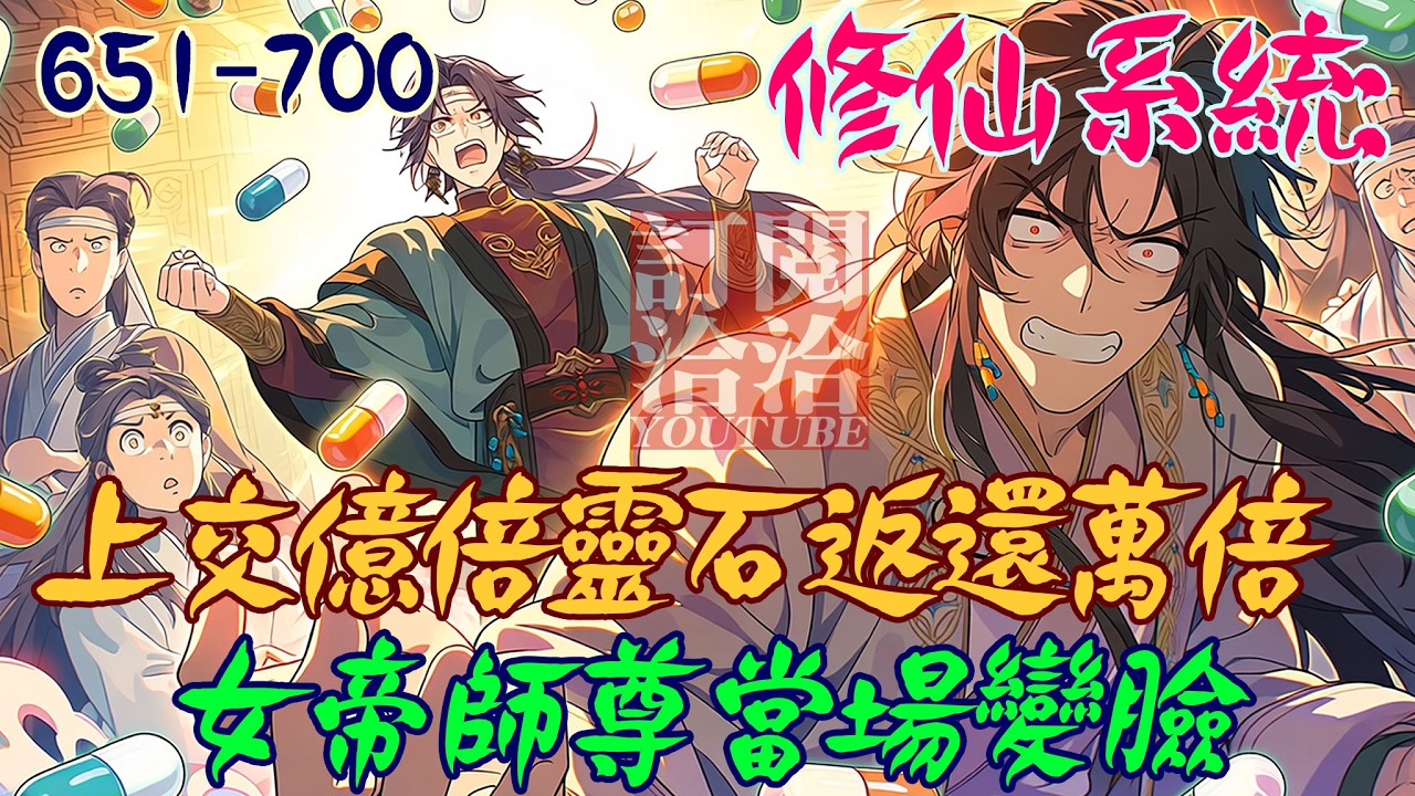 爽文小說【651-700】修仙系統：上交億倍靈石返還萬倍，女帝師尊當場變臉  #爽文 #小說 #有聲書 #一口氣看完