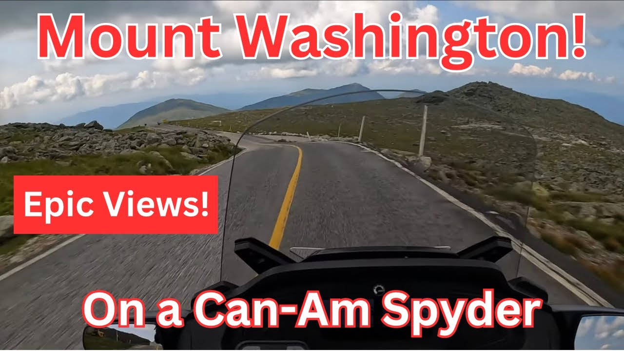 Can-Am Spyder climbs Mount Washington. Awesome ending!