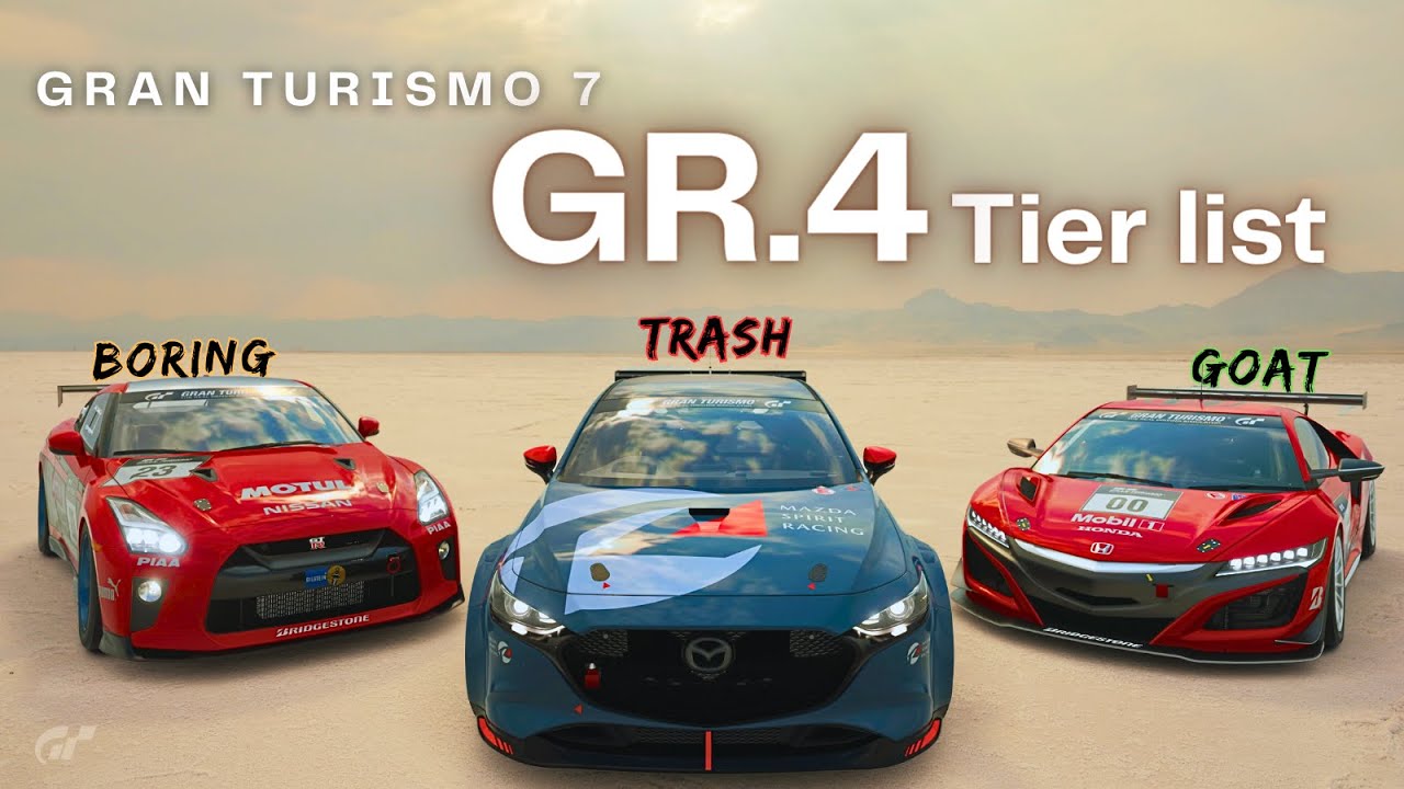 Полный список автомобилей Gran Turismo 7 — Gr. 4