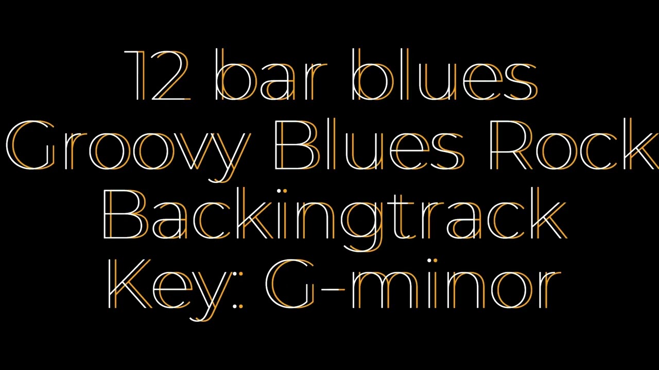 12-Bar Blues Rock Backing Track in G Minor | Groovy Jam for Guitar & Improvisation