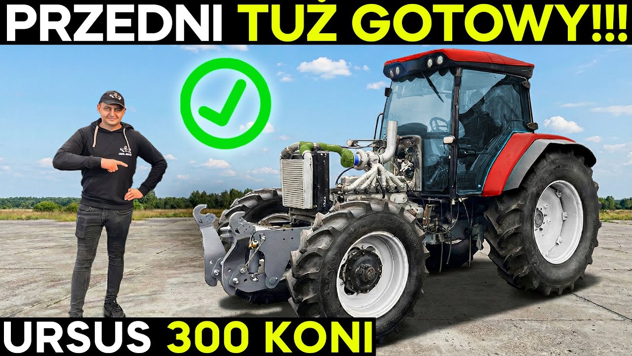 URSUS 300 KONI - Przedni TUZ i WSPOMAGANIE Gotowe !! LIVE BACKSTEGE