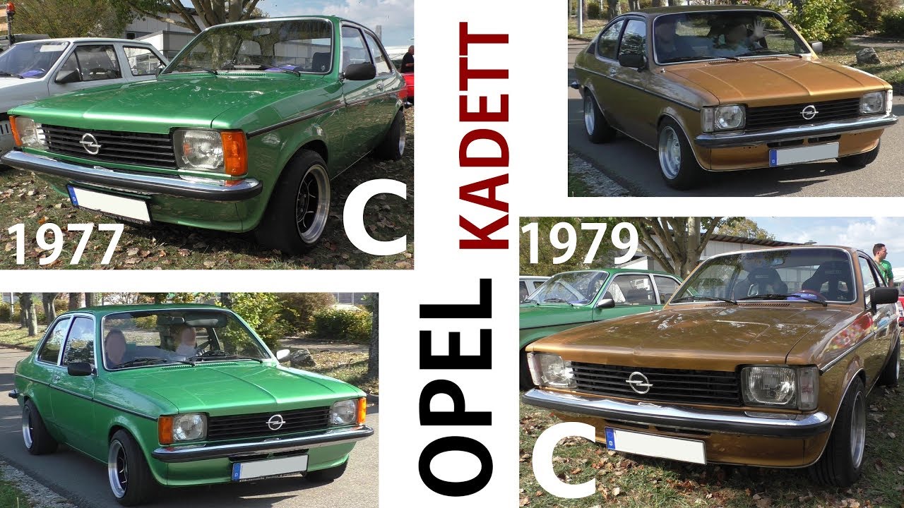 Opel Kadett C  Stufenheck 1977 + Coup&eacute; 1979 - Oldtimer - classic cars