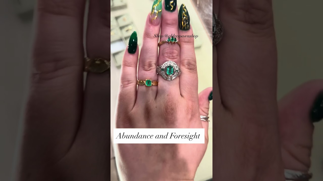 #pawnshop #birthstone in May&rsquo;s Birthstone is Emerald !