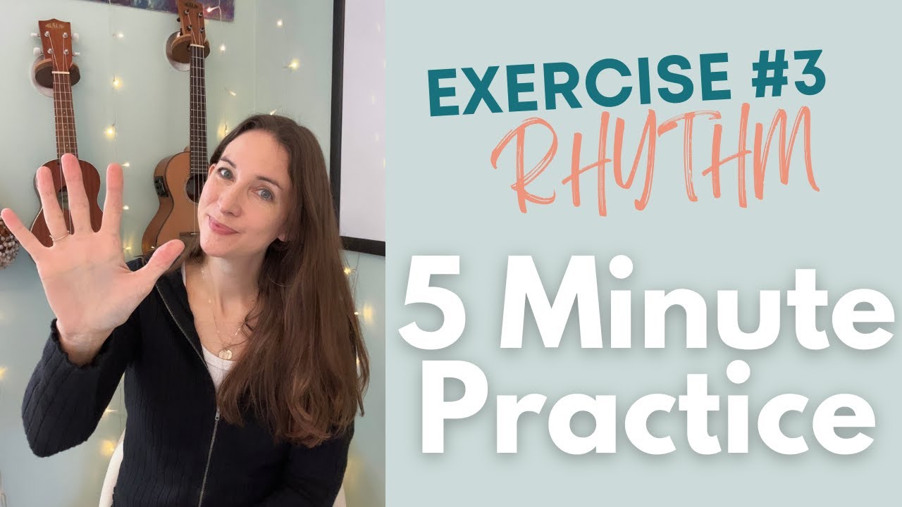 5 Minute Practice Exercise # 3 for Ukulele Players | Rhythm Practice