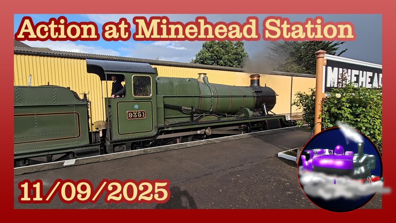 ACTION AT MINEHEAD STATION - West Somerset Railway | 11.09.2025