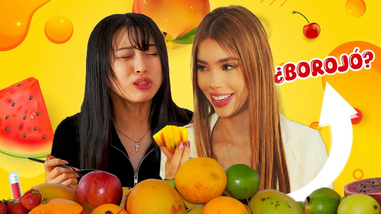 Japonesa probando frutas colombianas 😂 | Carolina Gomez