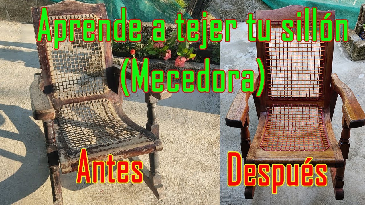 Házlo tu mismo / Aprende a tejer tu sillón (Mecedora)